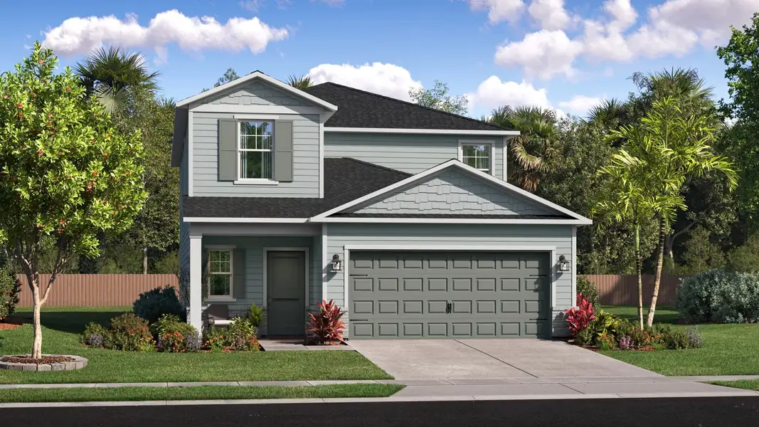 Home exterior render Home exterior render