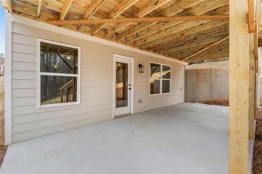 Exterior details and patio area of a home in , Braselton (Image 4).