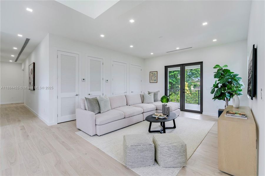 Furnished interior view inside a new home in , Miami (Image 7).