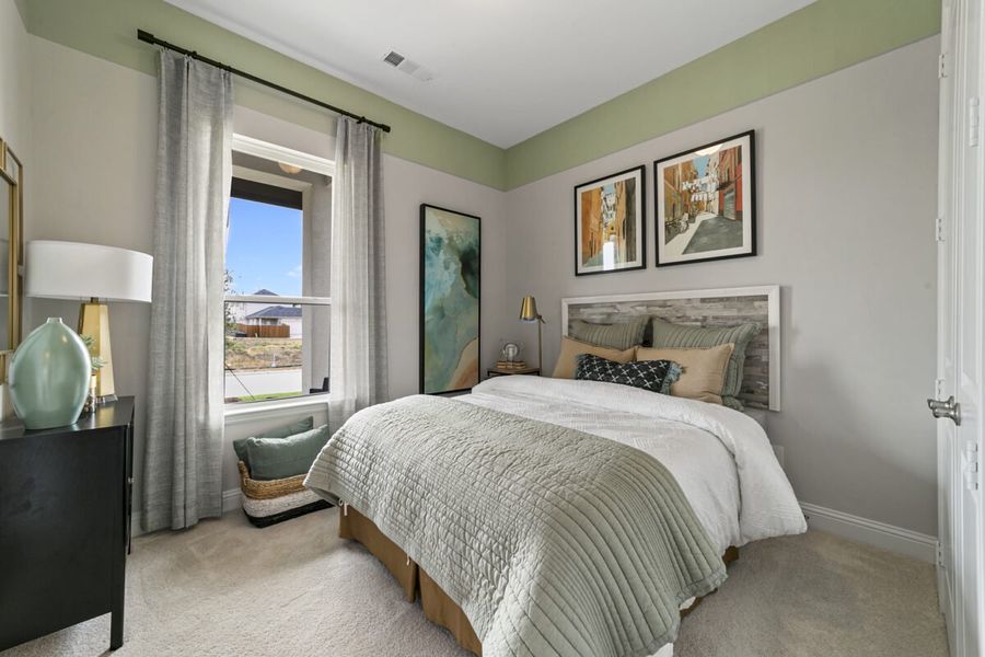 Representative furnished interior of a home built from the Duets D417 by Landon Homes in Lexington Frisco, Frisco (Image 8).