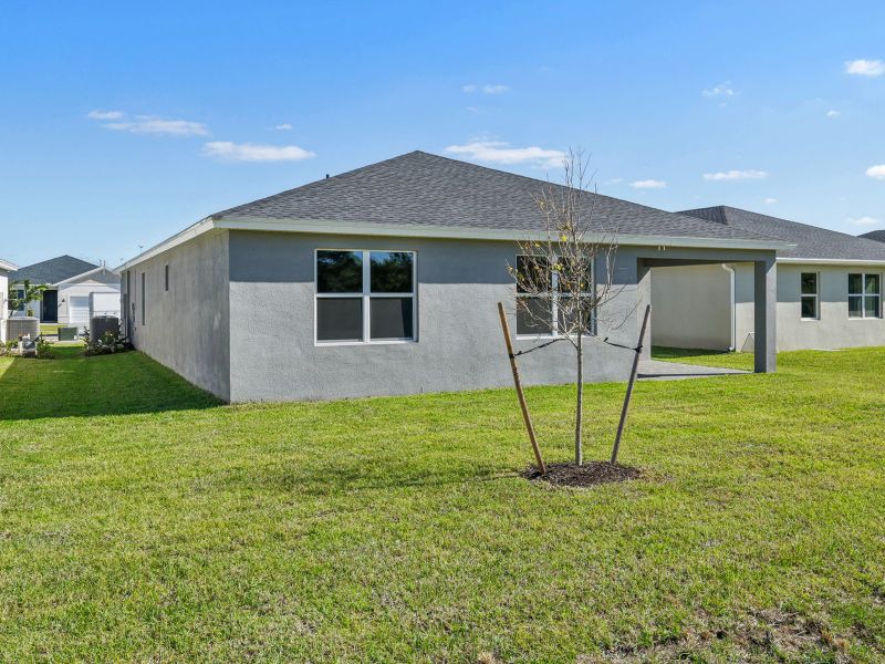 Exterior of the Emilia floorplan at 8993 Dahlia Circle