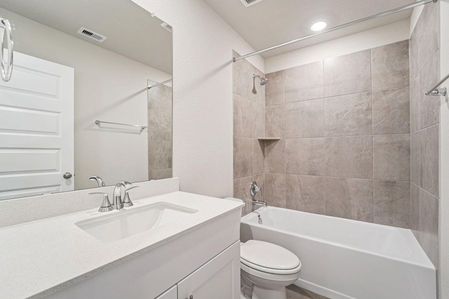 Photo is not of the actual home, but is an inspirational photo of builder’s model home and may depict options, furnishings, and/or decorator features that are not included