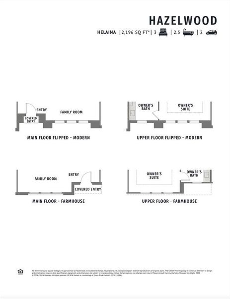 This lovely home features the Farmhouse elevation.