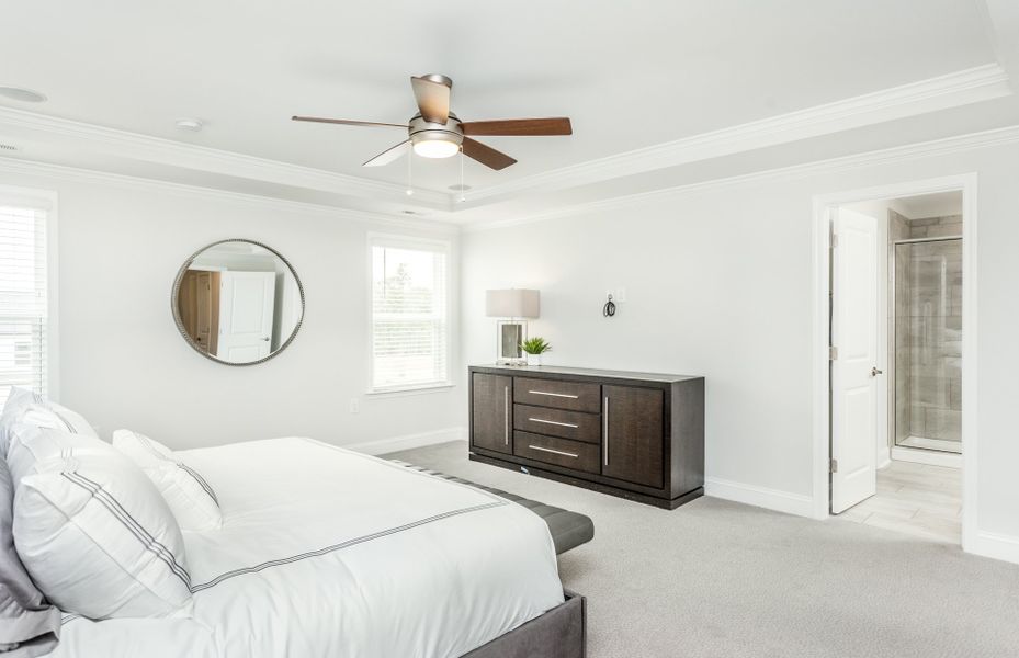 Furnished interior view inside a new home in Solana, Durham (Image 7).