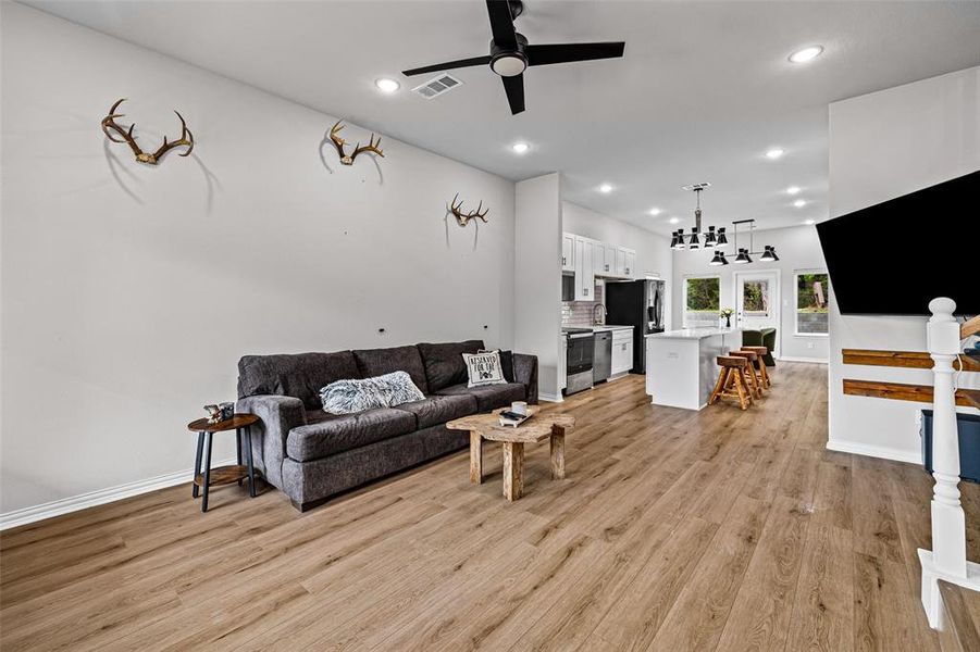 Furnished interior view inside a new home in , Granbury (Image 36).