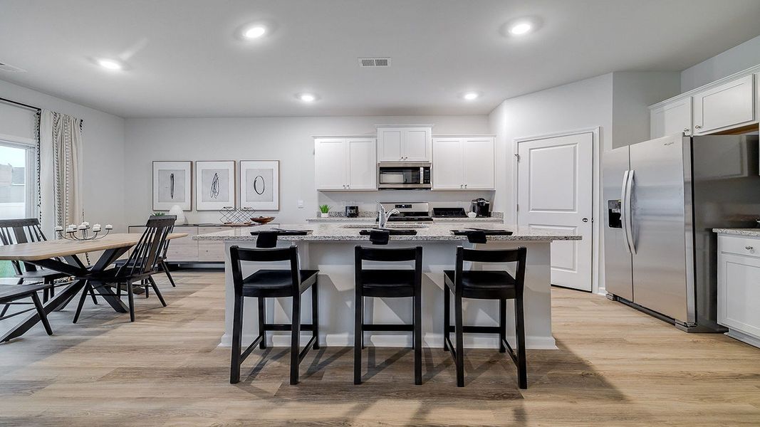 Furnished interior view inside a new home in The Lakes at North Glynn, Brunswick (Image 15).