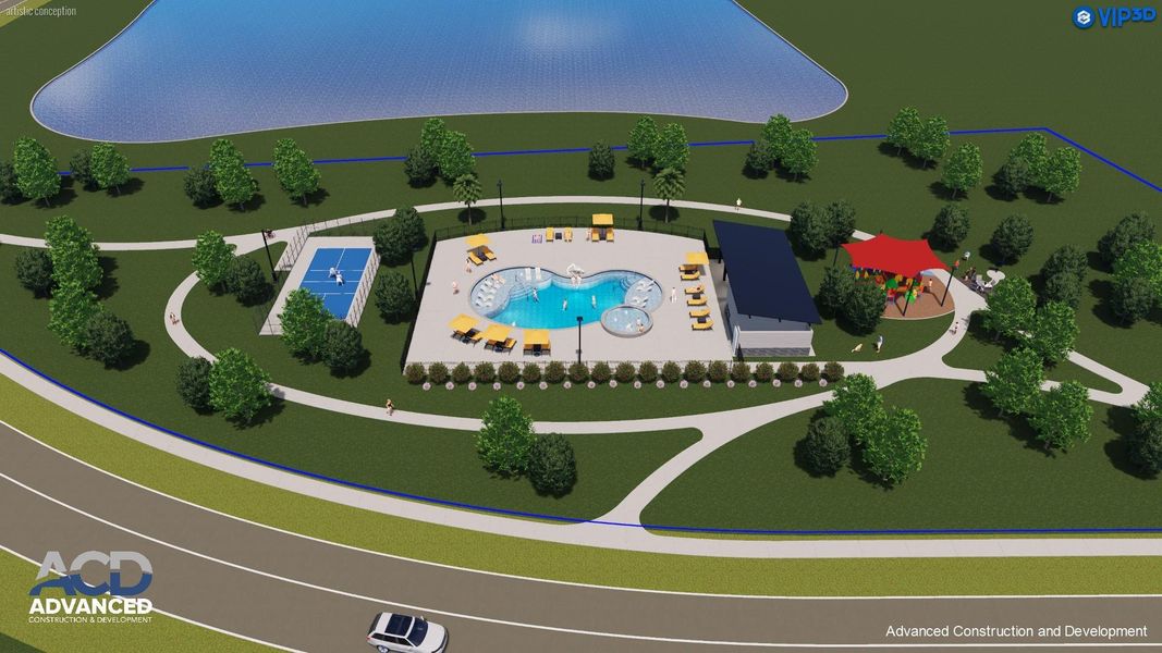 Experience the best of Spring Creek Trails with this stunning render view of the community’s exceptional amenities. Experience the best of Spring Creek Trails with this stunning render view of the community’s exceptional amenities.