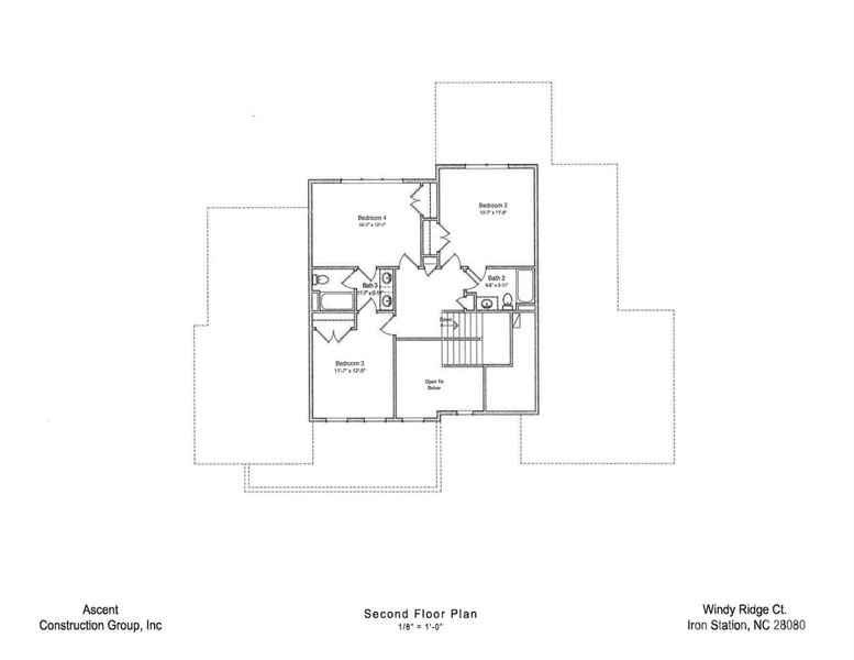 2D floor plan layout of this home in , Iron Station, NC (Image 3).