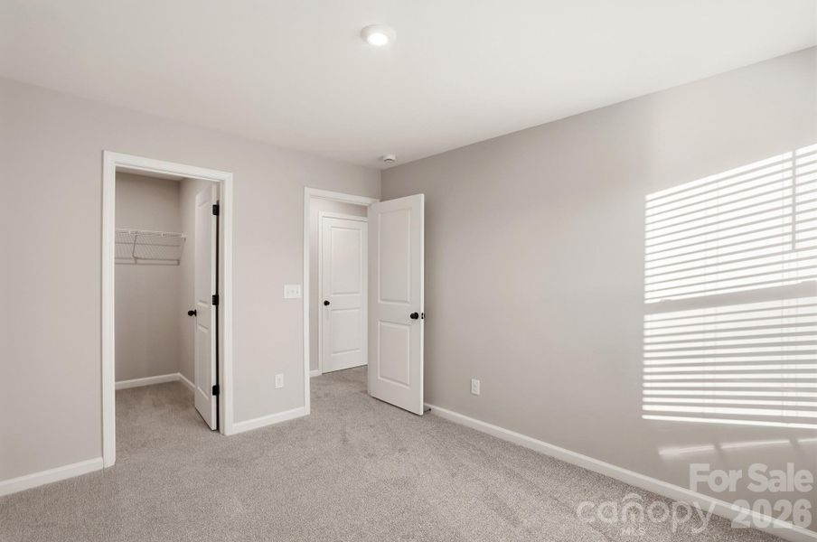 Bedroom Three with Walk-In Closet, Upper Level