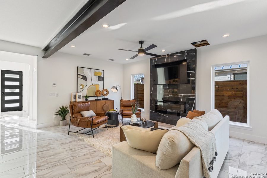 Furnished interior view inside a new home in , San Antonio (Image 20).