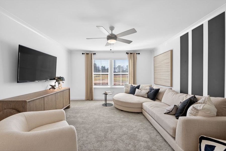 Furnished interior view inside a new home in Linden Grove, Powder Springs (Image 11).