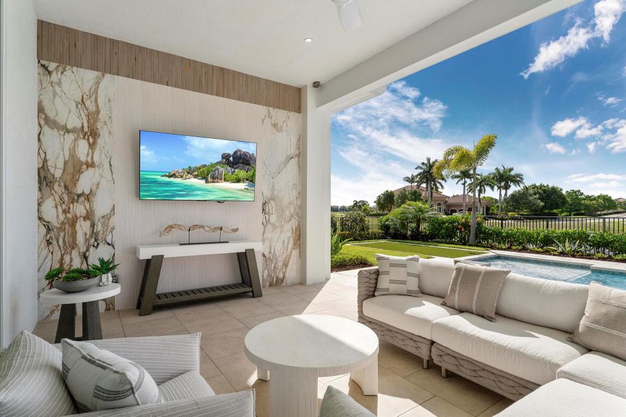 Furnished interior view inside a new home in , Port St. Lucie (Image 6).