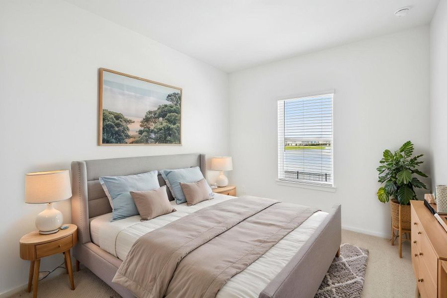 Furnished interior view inside a new home in Kemah Crossing - City Series, Kemah (Image 18).