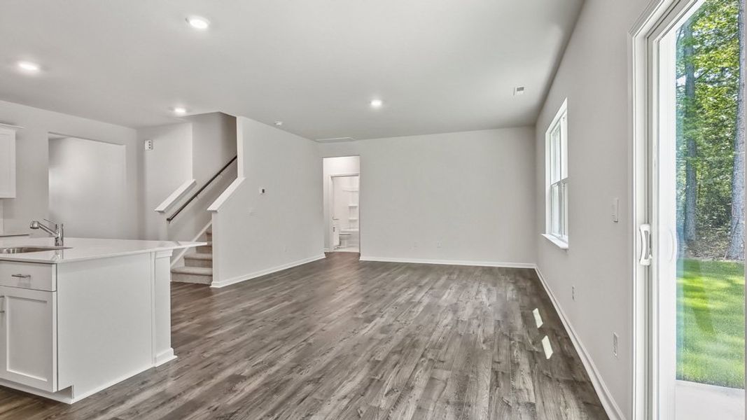 Spacious, unfurnished interior of a new home in Ridgewood Farms, Winterville (Image 11). Spacious, unfurnished interior of a new home in Ridgewood Farms, Winterville (Image 11).
