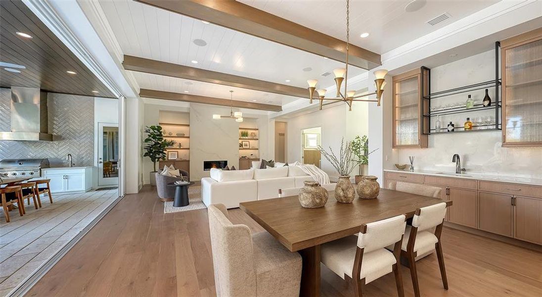 Furnished interior view inside a new home in , Sarasota (Image 8).