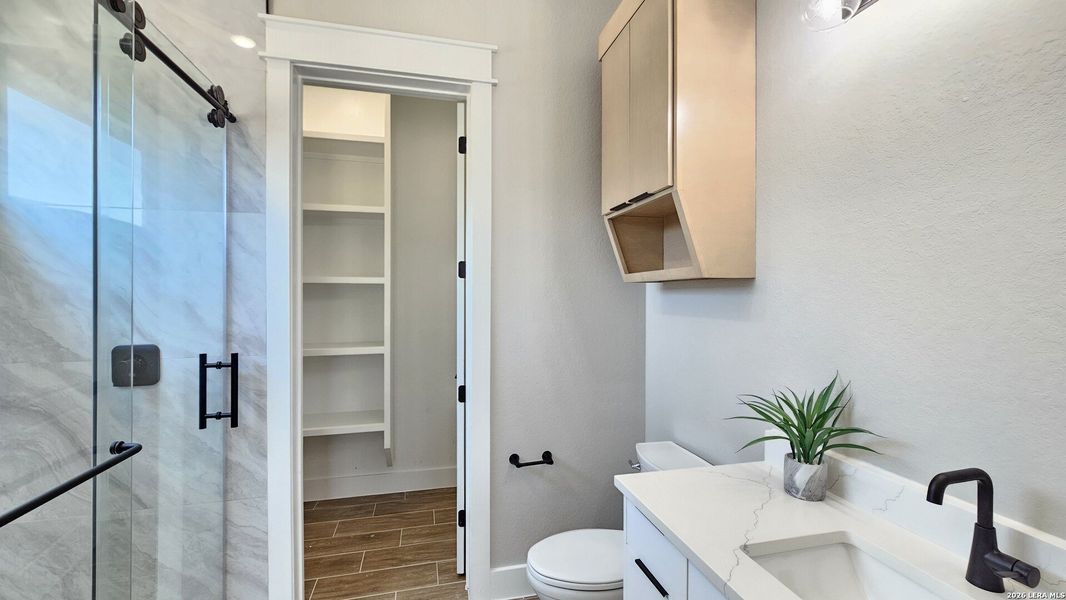 Furnished interior view inside a new home in , Adkins (Image 17).