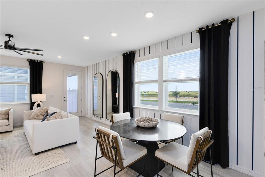 Furnished interior view inside a new home in EverBe, Orlando (Image 12). Furnished interior view inside a new home in EverBe, Orlando (Image 12).