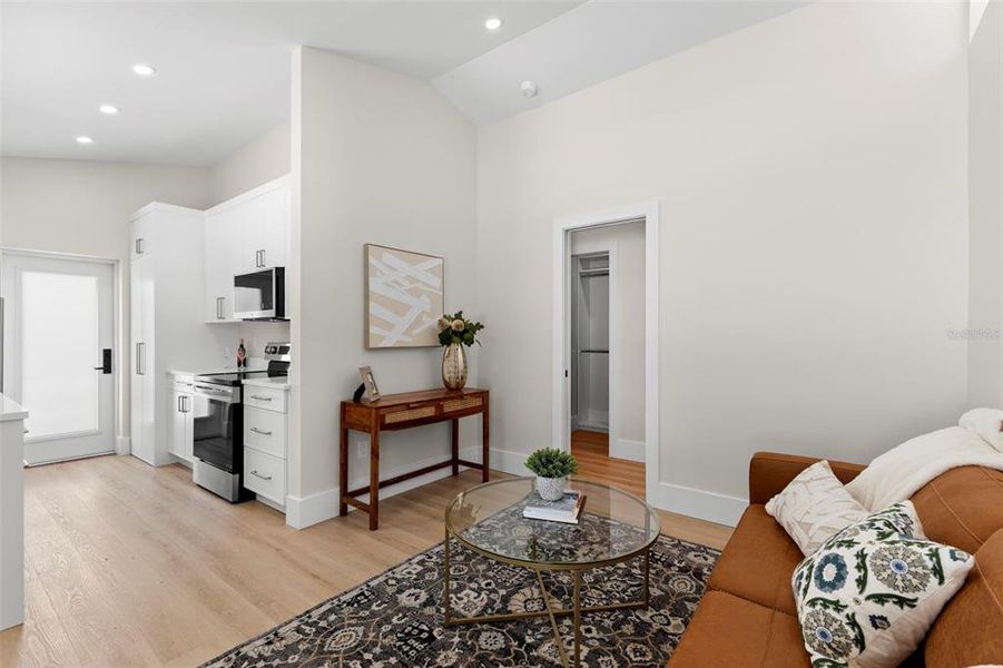 Furnished interior view inside a new home in , St. Petersburg (Image 49).