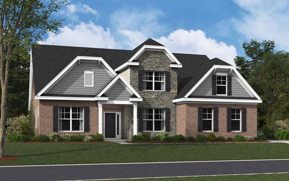 Representative exterior photo of a completed home built from the The Ransford by Stanley Martin Homes in Timberline Meadows, Sumter, SC (Image 15).