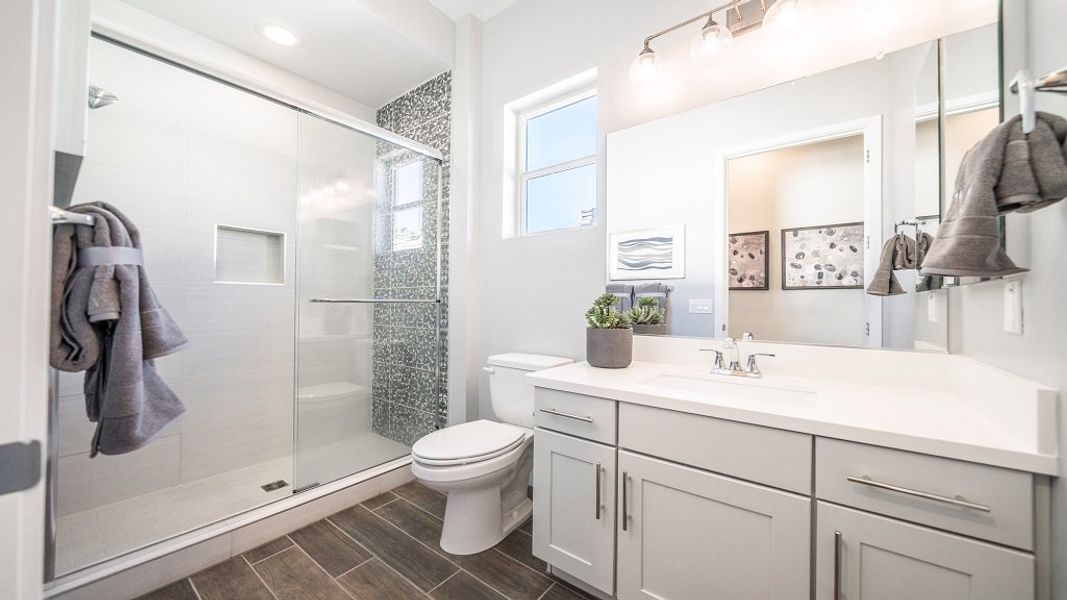 Furnished interior view inside a new home in Estrella, Goodyear (Image 38).