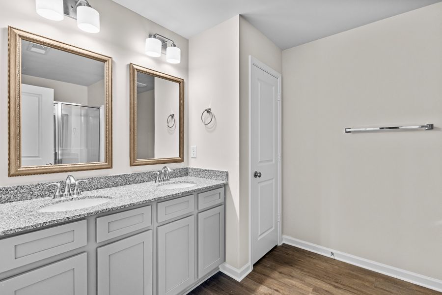 Representative furnished interior of a home built from the Balsa by McGuinn Homes in Sibley Village Townhomes, Sumter (Image 44).