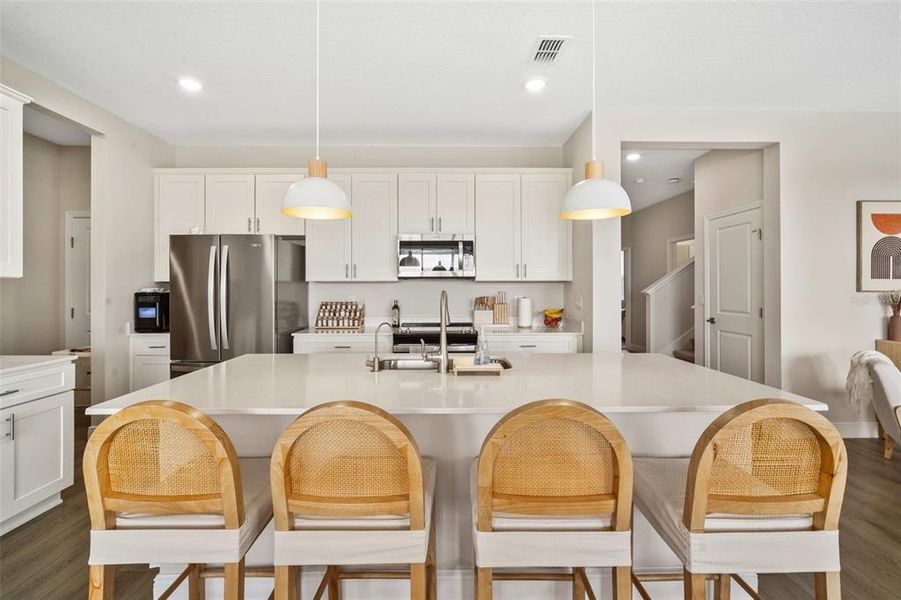 Furnished interior view inside a new home in Mirada, San Antonio (Image 43).