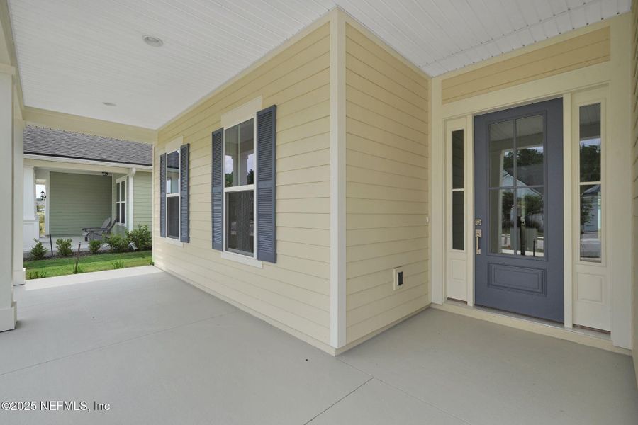 Exterior details and patio area of a home in Forest Park at Wildlight, Yulee (Image 24). Exterior details and patio area of a home in Forest Park at Wildlight, Yulee (Image 24).