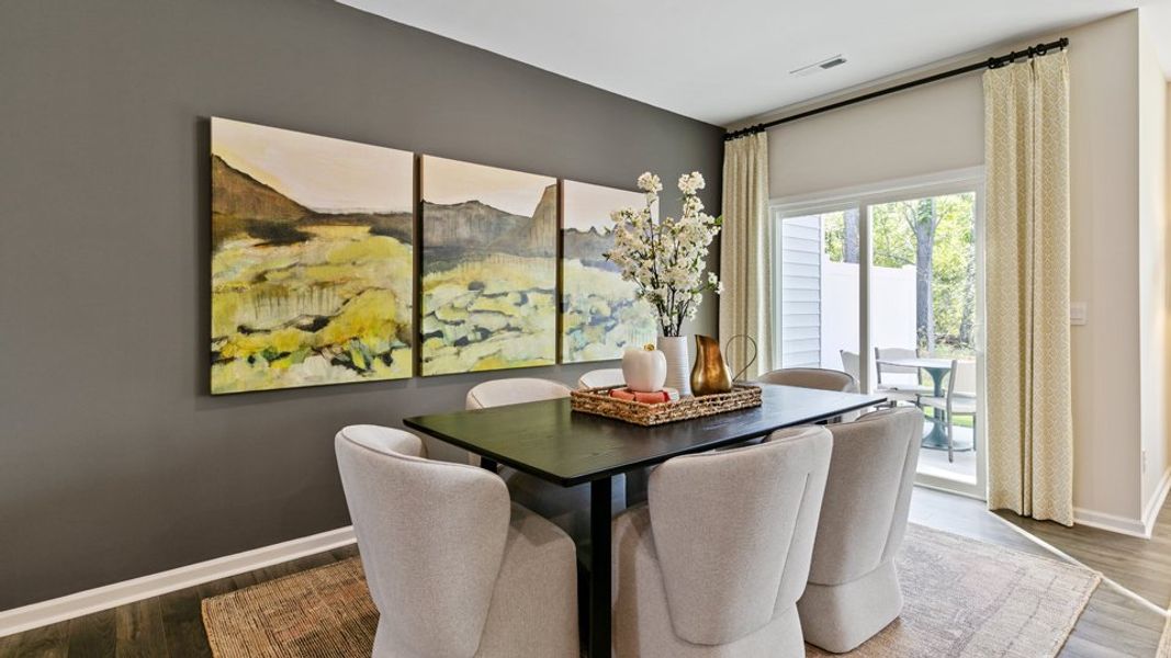 Furnished interior view inside a new home in Chapel Townes, Raleigh (Image 10).