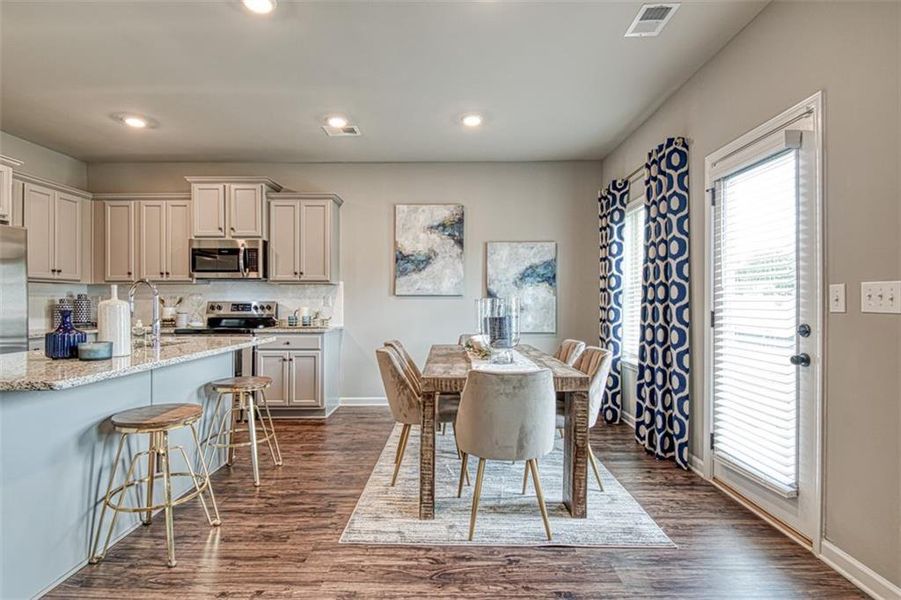 Furnished interior view inside a new home in Towne Center, Hampton (Image 7).