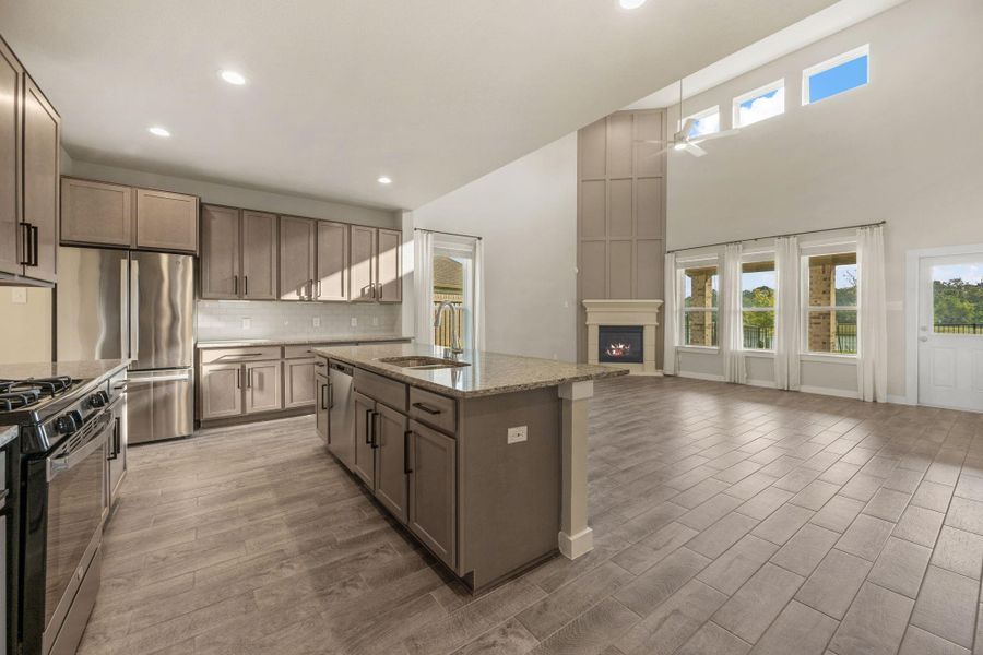 Furnished interior view inside a new home in Balmoral, Humble (Image 13). Furnished interior view inside a new home in Balmoral, Humble (Image 13).