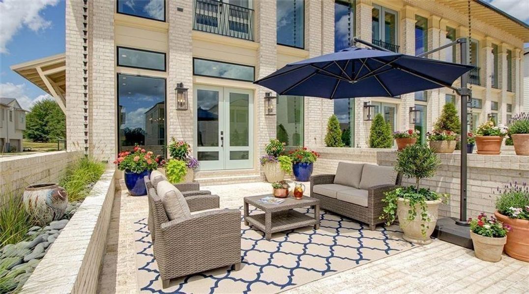 Exterior details and patio area of a home in , Fayetteville (Image 28).