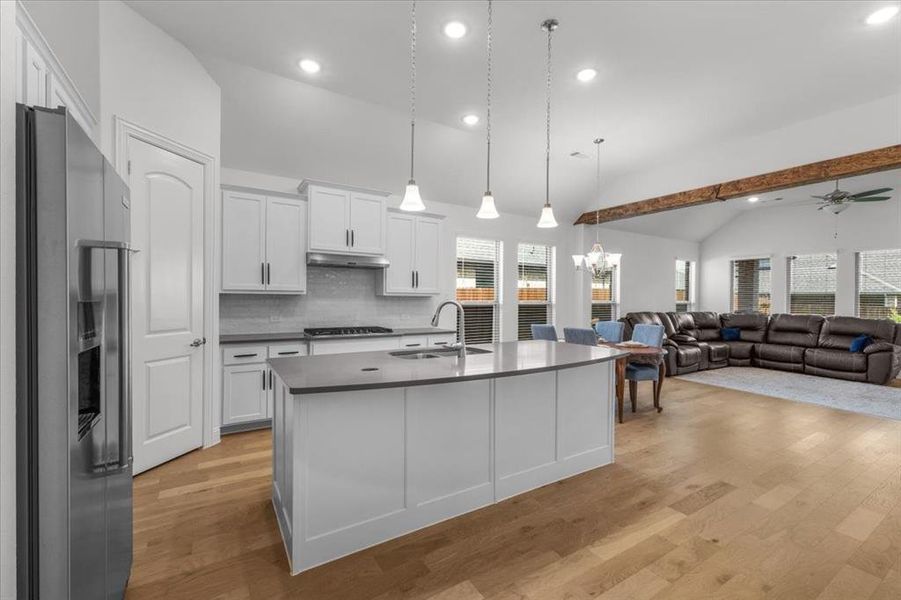 Furnished interior view inside a new home in Marine Creek Ranch, Fort Worth (Image 15).