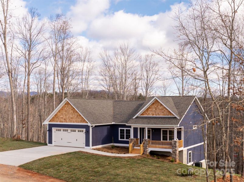 Front exterior of a new home in , Mars Hill, NC, highlighting curb appeal (Image 2).