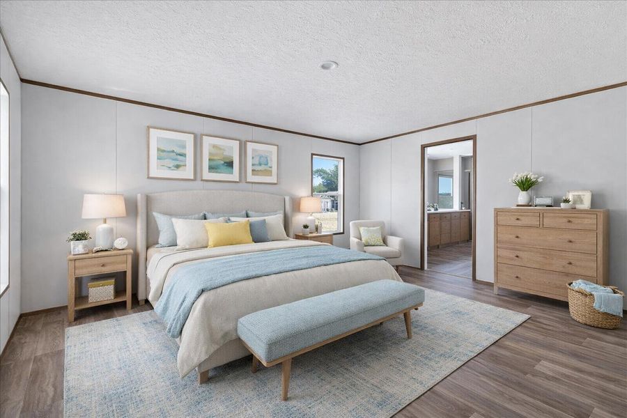 Furnished interior view inside a new home in , Cross (Image 8). Furnished interior view inside a new home in , Cross (Image 8).