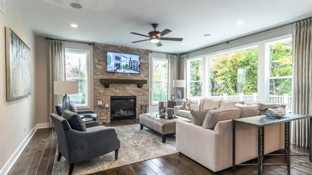 Representative furnished interior of a home built from the The Yorkshire by Norfolk Homes in Offsite Builds Southern Michigan, Ann Arbor (Image 12).