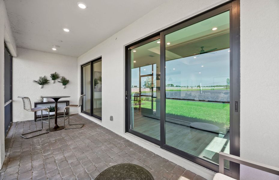 Enjoy the Florida sunshine from your covered lanai