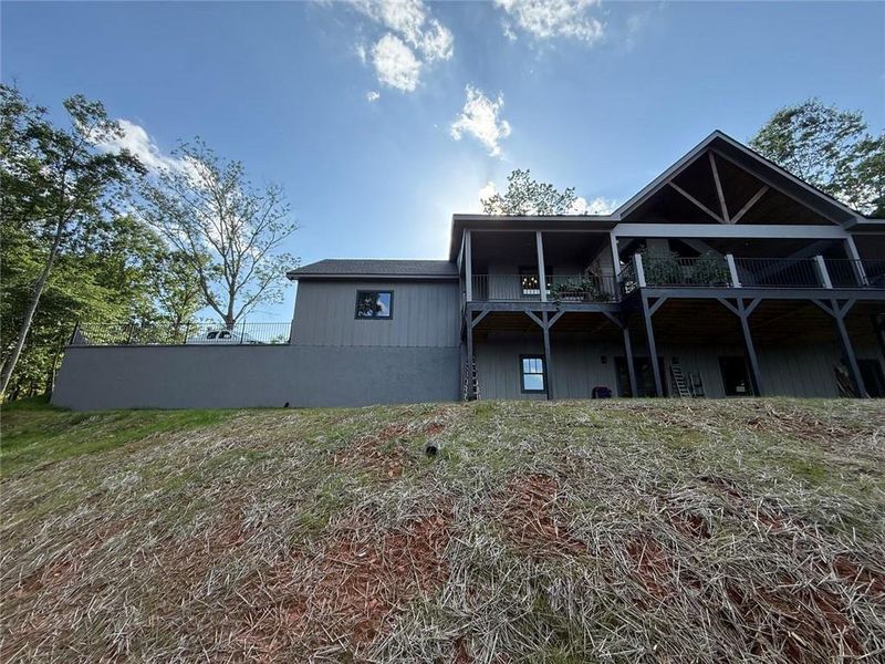 In-progress construction of a new home in , Cleveland, GA (Image 50).