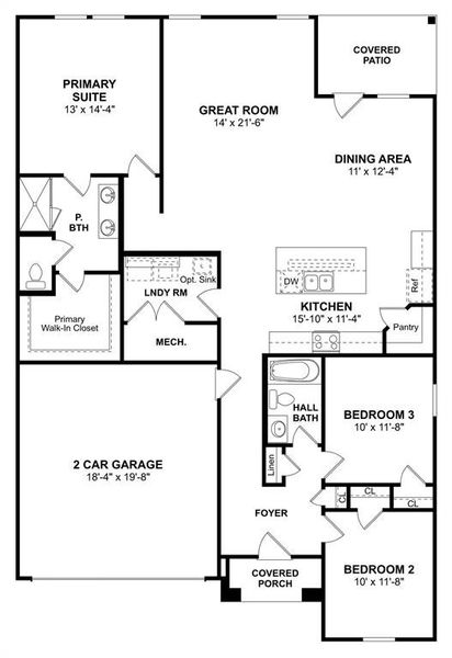 2D floor plan layout of this home in Caldwell Lakes, Dallas, TX (Image 2). 2D floor plan layout of this home in Caldwell Lakes, Dallas, TX (Image 2).
