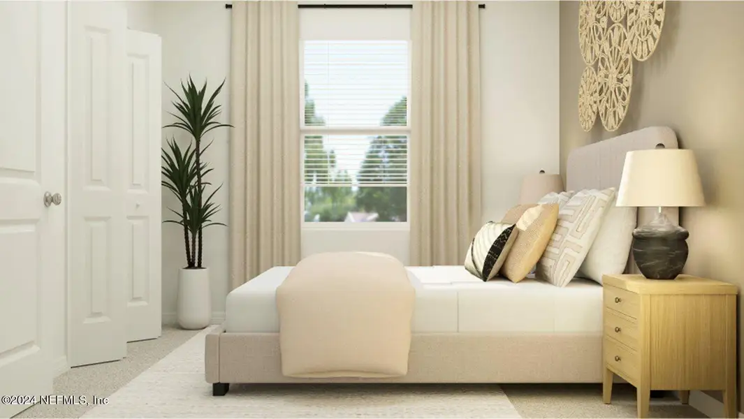 Furnished interior view inside a new home in Holstein Crossing, Green Cove Springs (Image 4). Furnished interior view inside a new home in Holstein Crossing, Green Cove Springs (Image 4).