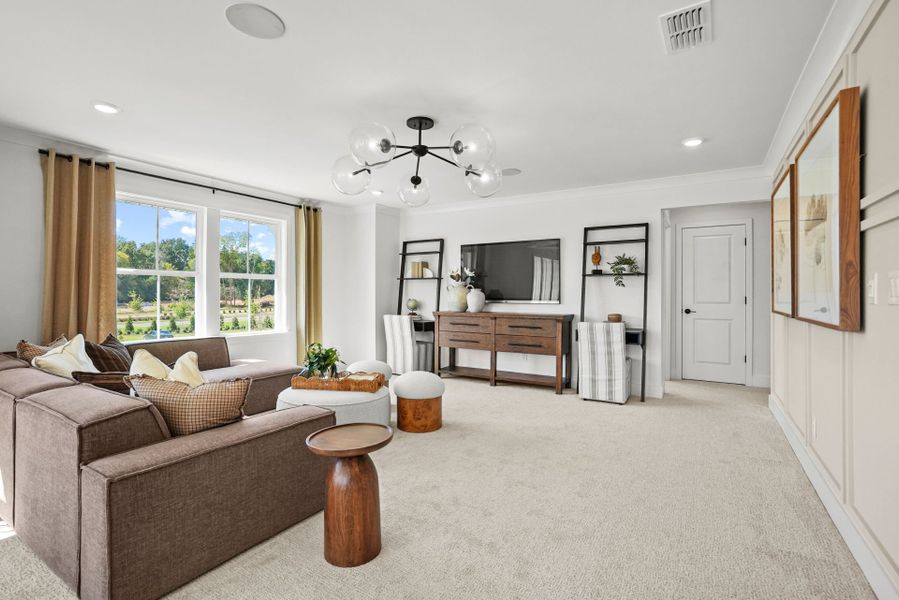 Representative furnished interior of a home built from the Montadale by Pulte Homes in The Retreat at Carolina Ridge, Harrisburg (Image 11).