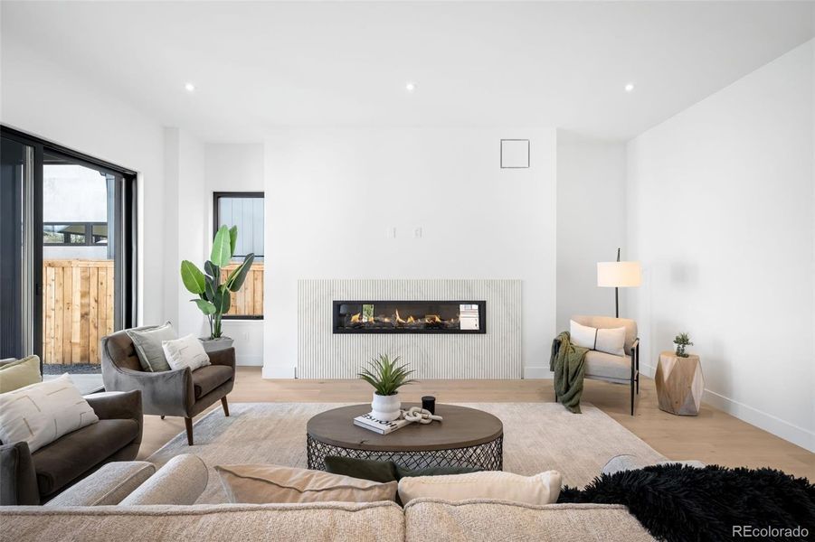 Furnished interior view inside a new home in , Denver (Image 11).