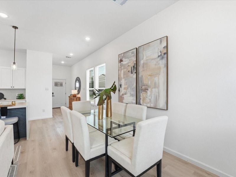 Furnished interior view inside a new home in , Houston (Image 39).