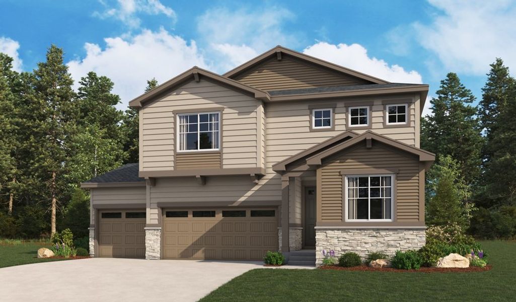 Moonstone-R914-PaintBrushHills Elevation B