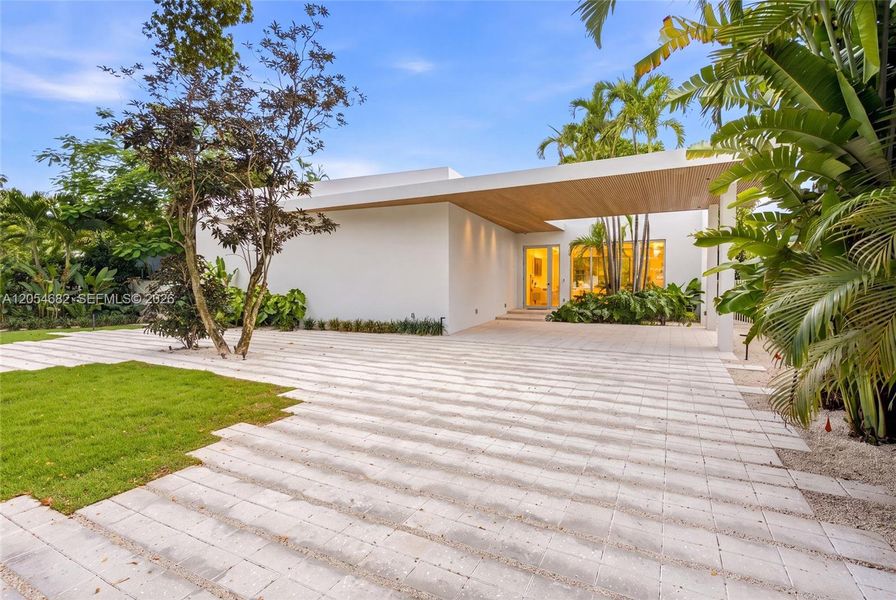 Exterior details and patio area of a home in , Miami Springs (Image 16). Exterior details and patio area of a home in , Miami Springs (Image 16).