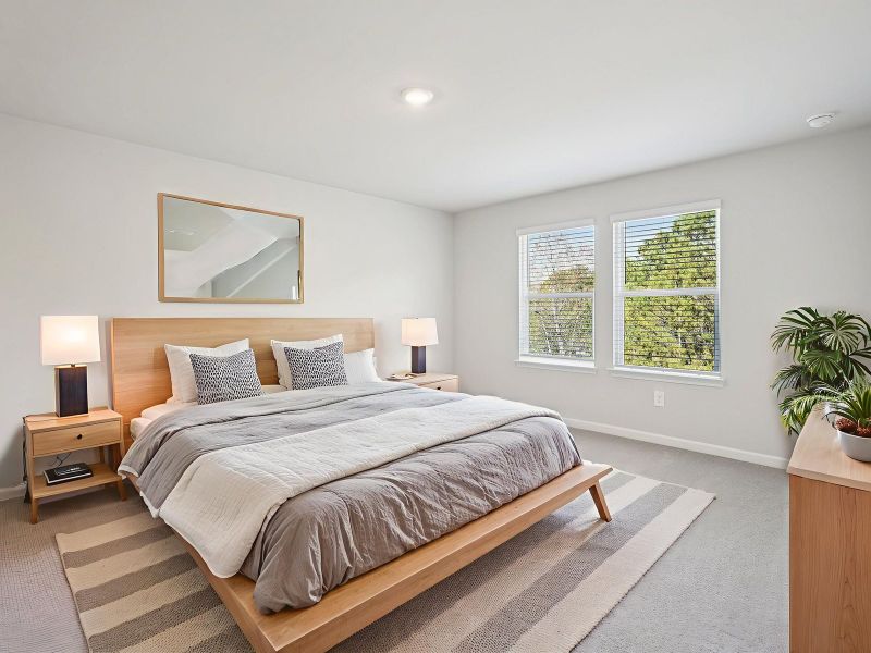 Furnished interior view inside a new home in Ivey Township, Dallas (Image 9).