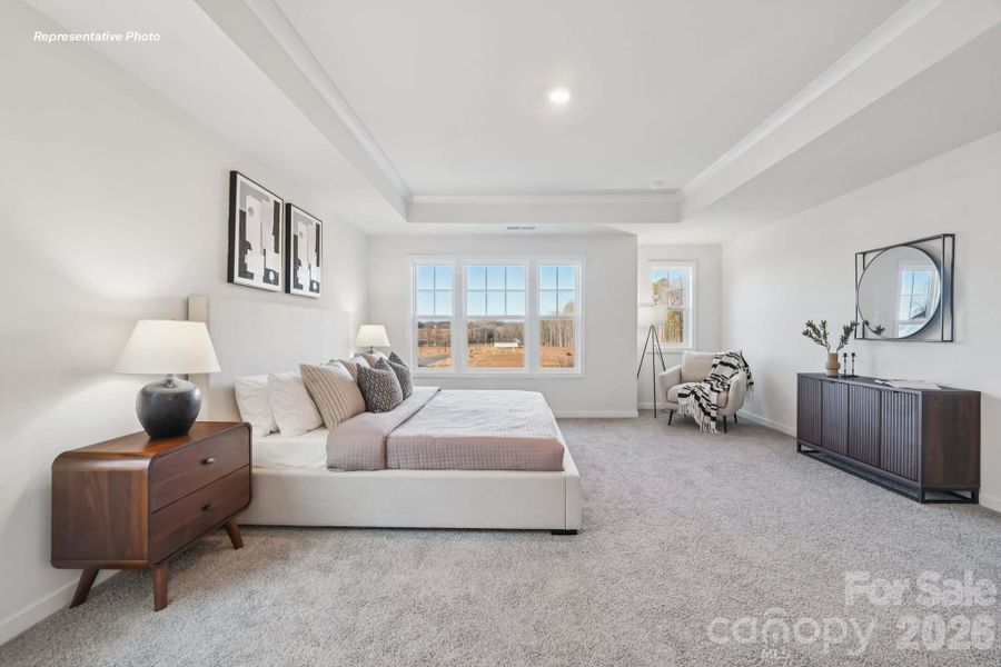 Furnished interior view inside a new home in Sanctuary at Southgate, Indian Trail (Image 9).