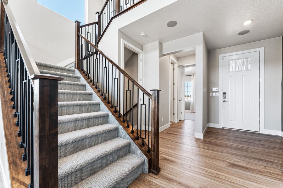 Representative unfurnished interior of a home built from the Windsor by Taylor Morrison in Macanta City Collection, Castle Rock (Image 20).