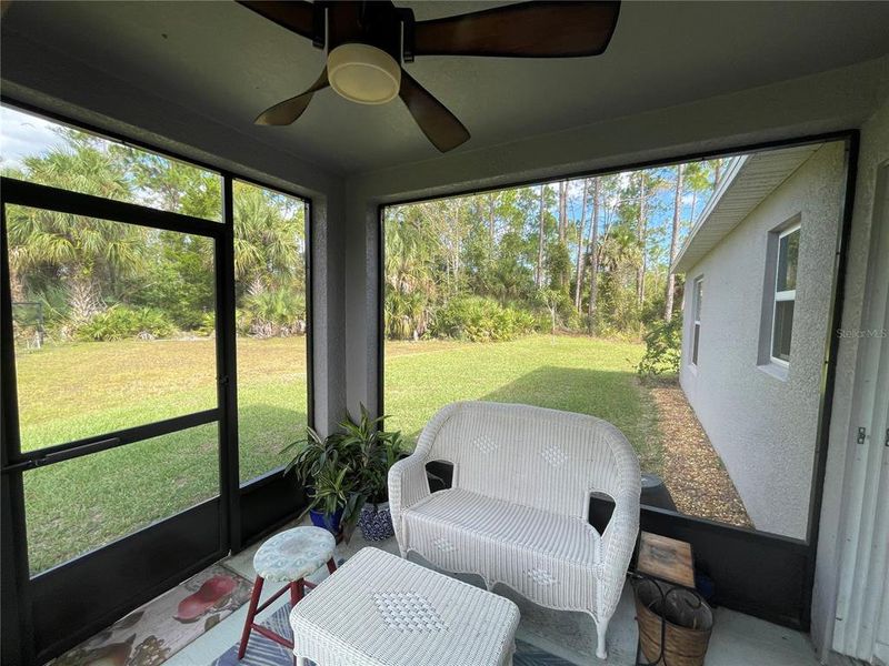 Exterior details and patio area of a home in , Palm Coast (Image 25). Exterior details and patio area of a home in , Palm Coast (Image 25).