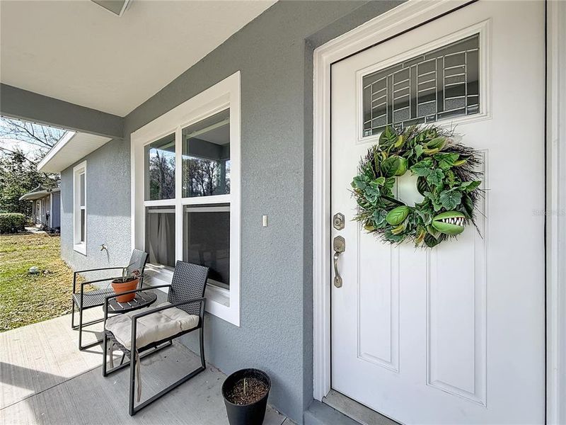 Exterior details and patio area of a home in , Ocala (Image 26).