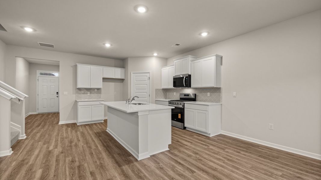 Furnished interior view inside a new home in Brooks Station, Dacula (Image 5).